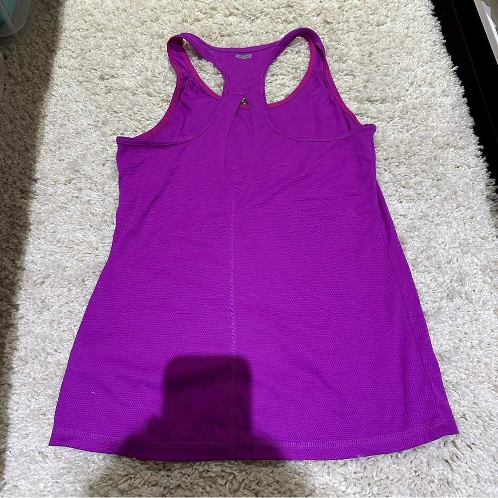 Purple Racerback Workout Tank Top - Picture 5 of 7